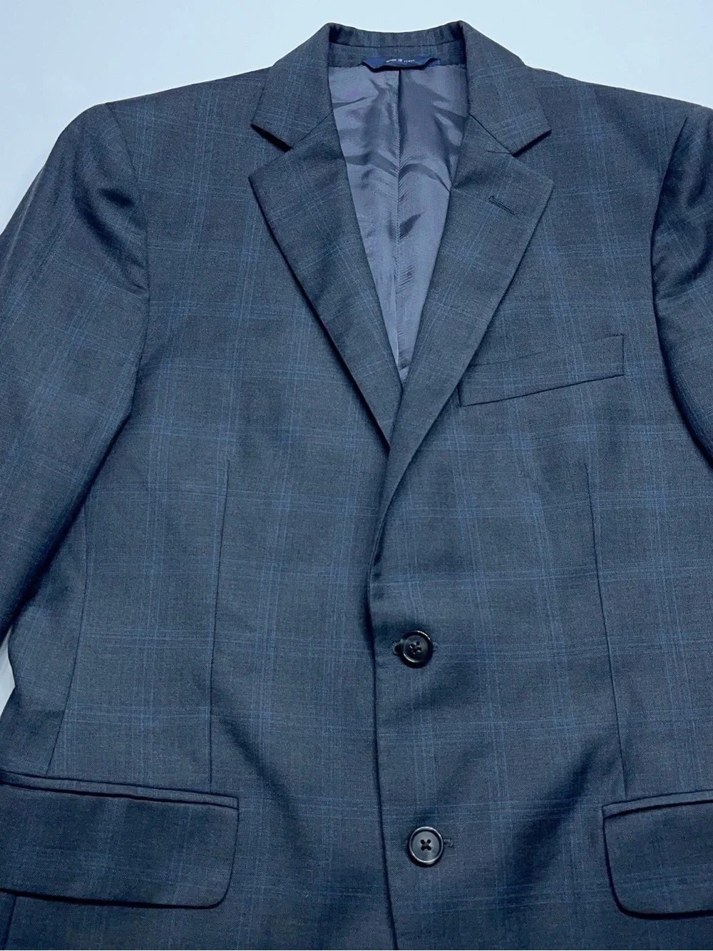 Brooks Brothers Vitale Barberis Canonico Wool Suit Coat Mens 38 Short Gray Italy
